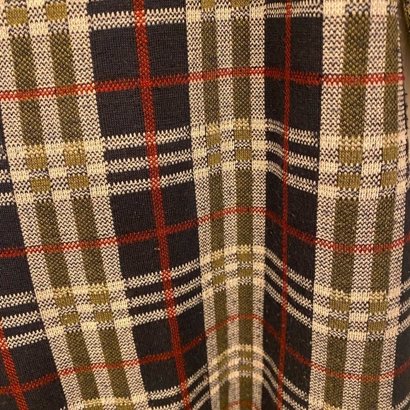 Free People Checkered Crop Top and Pants Set in Navy and Cream - Picture 9 of 16